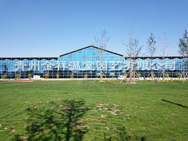 陜西田園綜合體玻璃大棚